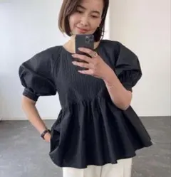 完売品✨24SS LE PHIL ルフィル トライアングル ジャガード ブラウス