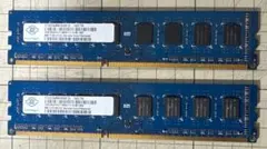 PC3-12800U 4GBメモリ 2枚セット