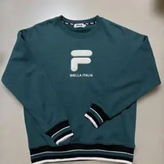 美品FILA スウェット トレーナー グリーン M