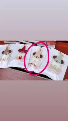 リルリンリン　キーチェーン　白