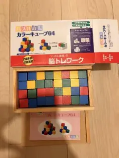 パズル道場 カラーキューブ64 知育玩具のサムネイル
