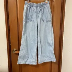 beams デニム　ウエスト　ゴム　パンツ　春