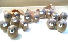 どんぐりのクマさん達　どんぐりアート