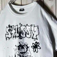 【良品 M】ステューシー 両面プリント バッドドリーム Tシャツ 白