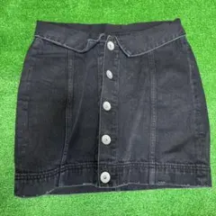 美品GYDAジェイダフロントボタンデニムミニスカート