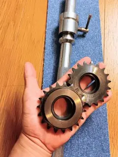 ギヤ歯車2個セット プレート代用にどうぞ！ ⇨商品説明要確認