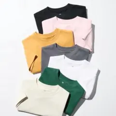 エアリズム　コットンクルーネックTシャツ