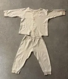 ストライプ柄パジャマ 90-100 無印良品