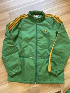 美品　ヴィンテージ　アディダス　トラックジャケット　パンツ　グリーン　緑