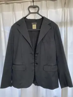 アニエスベー　黒テーラードジャケット　3つボタン
