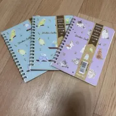 シール帳　 猫デザイン1冊　鳥デザイン2冊