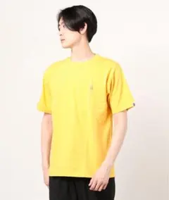 【完売品】SHARK ONE POINT TEE M Tシャツ　イエローのサムネイル