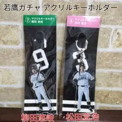 若鷹ガチャ 福岡ソフトバンクホークス アクリルキーホルダー 柳田悠岐＆松田宣浩