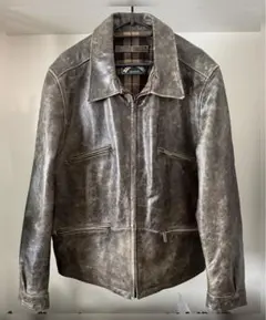 ZUGARONIシングルライダース 本革レザー ジャケットユーロヴィンテージ