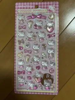 正規品【新品】ボンボンドロップシール サンリオ ハローキティ ピンク 第二弾