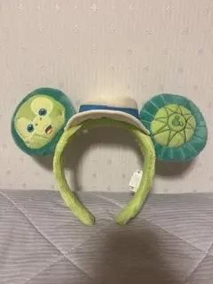ミッキー耳のカチューシャ 緑色
