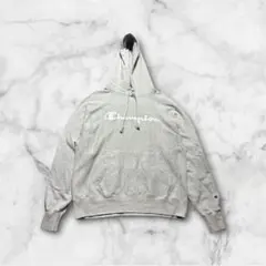 90s Championリバースウェーブ ロゴ刺繍パーカー USA古着