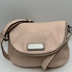 MARC BY MARC JACOBS レザー ショルダーバッグ 淡いピンク