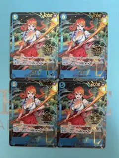 4枚）ナミ　SRパラレル 3rd anniversaryset OP11-054