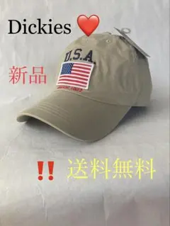 新品送料込み‼️アメリカブランドDickiesツイルカジュアルキャップ‼️USA