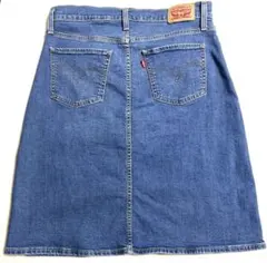 と*ー様 美品 Levi’s デニム スカート ひざ丈 Aライン W30のサムネイル