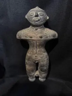 仮面の女神 5分の4 レプリカ 縄文 土器 超精巧再現 手作り 陶製 縄文