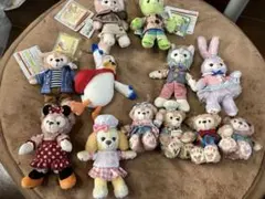 ダッフィー 、フレンズ ぬいぐるみバッジ、ぬいぐるみストラップ