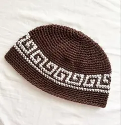 クラッシャーハット クロシェハット バケットハット ニットキャップ 編み物