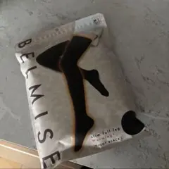 BELMISE スリムフルレッグウォーム M-L ナイトブラック