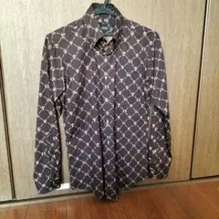 Burberry Black Label 茶色 シャツ