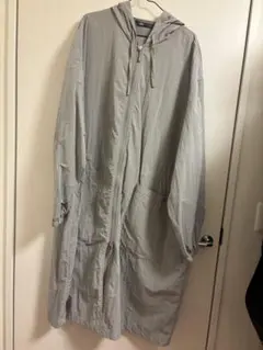 ZARA（ザラ）ロングモッズコート フード付き ライトアウター オーバーサイズ