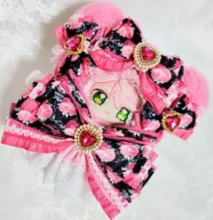 感謝価格⭐いつぬいサイズぬい服⭐濃いピンクくまさん⭐着ぐるみ
