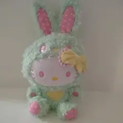 サンリオ ハローキティ カラフルバニー ぬいぐるみ【レトロ】