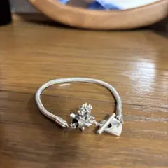 Pandora silver925 ミッキー　ミニー　ハート　ブレスレット