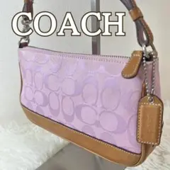 希少 入手困難 ピンク COACH コーチY2K アーカイブ シグネチャー