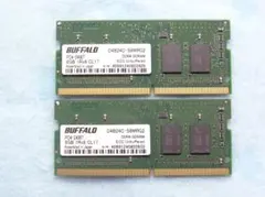 ８ＧＢ ×２枚　ＢＵＦＦＡＬＯ　ＤＤＲ４　ＳＤＲＡＭ　ＰＣ４－２４００Ｔ　新古