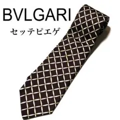 ブルガリ ネクタイ セッテピエゲ BVLGARI セブンフォールド 伊製 シルク