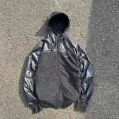 NIKE ナイキ ナイロンジャケット archive 短丈 テック y2k 黒