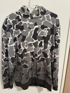 adidas 迷彩柄 フード付きパーカー