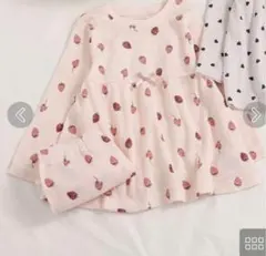 apres les cours 10分丈 パジャマ いちご柄　120