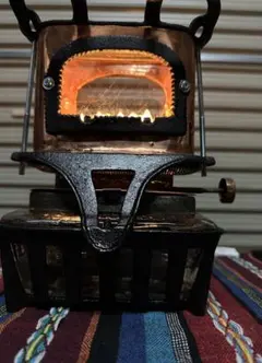 貴重品　アイロンストーブ　ガラスタンク Vintage Iron Stove Glass Tank Antique ヴィンテージ アイロン