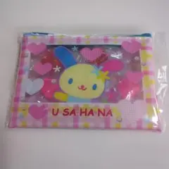 サンリオ　胸キュンメモリーズ　キャンディ入りフラットポーチ　ウサハナ　小物入れ