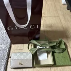 【GUCCI財布】オンライン限定のグッチ ダブルG カードケース ウォレット