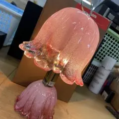 岩田ガラス 熱帯魚 テーブルランプ 90's ヴィンテージ 工芸 照明 岩田ガラス 熱帯魚 テーブルランプ 90's ヴィンテージ 工芸 照明
