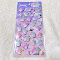 新品　ぷくっとシール　キキララ　サンリオ キャラクターシール シールシート　立体