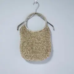 【最終値下げ】 ワイヤーバッグ ハンドバッグ ゴールド 金色 トートバッグ