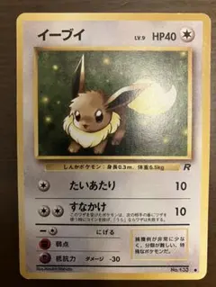 ⭐︎ポケモンカード 旧裏 イーブイ LV.9 HP40 No.133 極美品⭐︎ ⭐︎ポケモンカード 旧裏 イーブイ LV.9 HP40 No.133 極美品