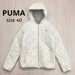 ◆ PUMA プーマ キルティング ダウンジャケット ブルゾン 40