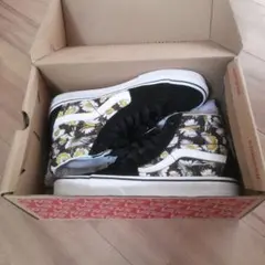 VANS　ハイカット　デイジー柄　24㌢