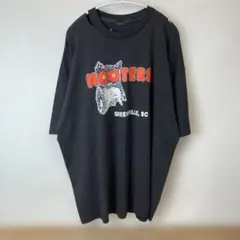 90s HOOTERS ヴィンテージ ロゴプリントTシャツ m294